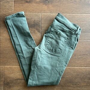 LOFT Olive Green Modern Skinny Jeans Size 2 | LOFT Olive Green Pants | Skinny